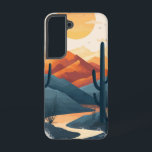 Coque Samsung Galaxy Boîtier téléphonique Sunset Canyon Trail<br><div class="desc">Suivez un sentier sinueux à travers un canyon brillant,  éclairé par un soleil bas et entouré de silhouettes doux du désert.</div>
