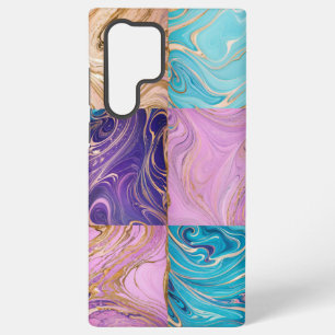 Coque Samsung Galaxy Boîtier téléphonique Swirl en marbre