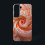 Coque Samsung Galaxy Boîtier téléphonique Vortex Swirl<br><div class="desc">Un tourbillon fascinant dans les tons orange et crème crée un tourbillon de mouvement et d'intensité.</div>