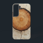Coque Samsung Galaxy Boîtier téléphonique Woodcore Circle<br><div class="desc">Une coupe circulaire d'arbres crée un design naturel et délimité,  parfait pour les amoureux de la nature et de l'esthétique rustique.</div>
