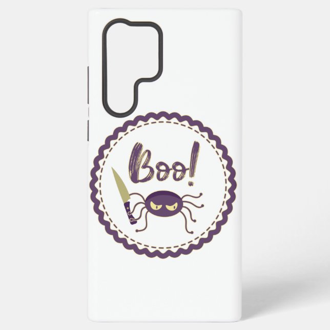 Coque Samsung Galaxy Boo drôle Halloween personnage d'araignée main (Verso)