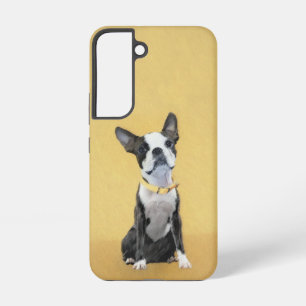 Coque Samsung Galaxy Boston Terrier Peinture - Cute Original Chien Art