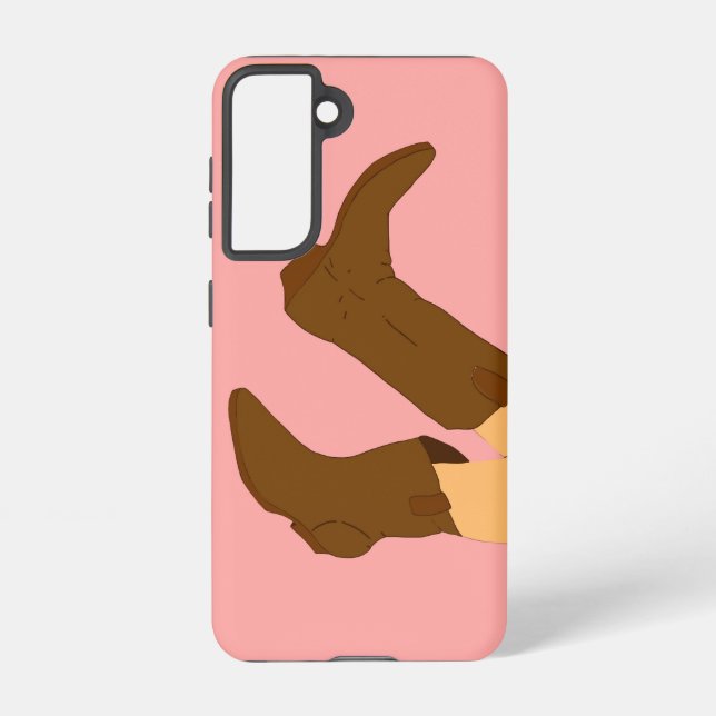 Coque Samsung Galaxy Bottes Cowboy (Verso)