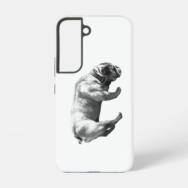 Coque Samsung Galaxy Bouclier Gris, Trace Calme (Verso)