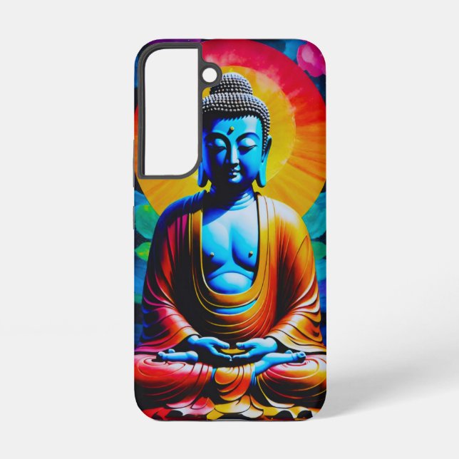 Coque Samsung Galaxy Bouddha Médite  (Verso)