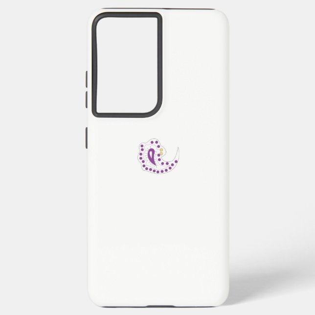 Coque Samsung Galaxy Bransoletka z serduszkiem Style, aubergine légère (Verso)