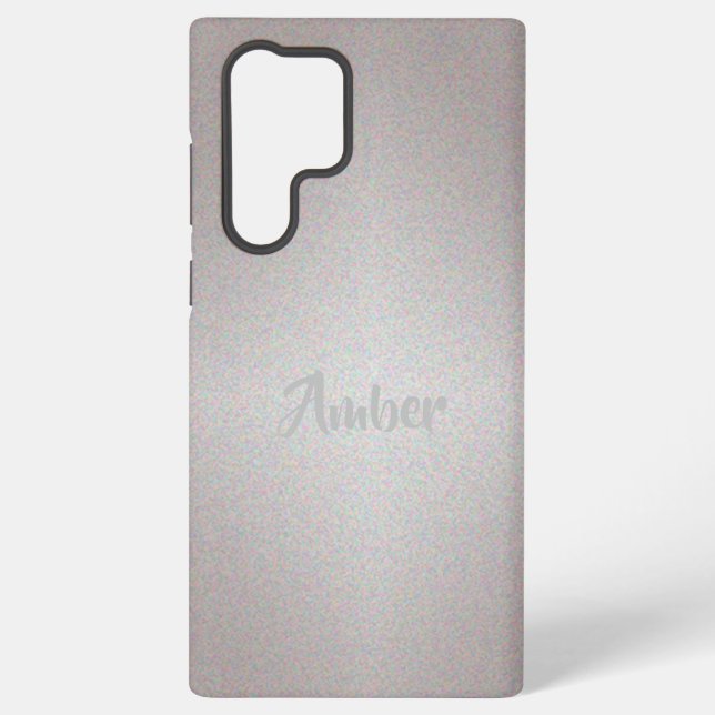 Coque Samsung Galaxy Brillant d'Argent (Verso)