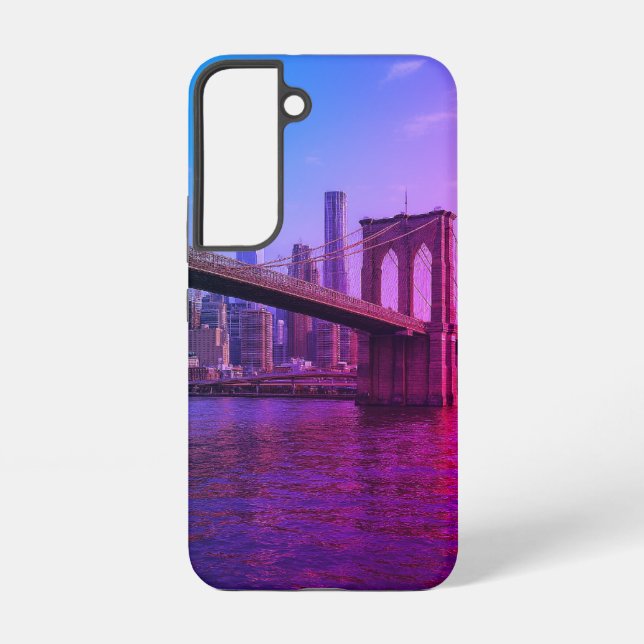 Coque Samsung Galaxy Brooklyn Bridge et NYC Skyline (Verso)