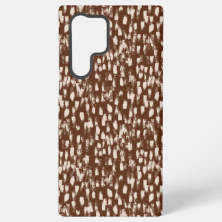 Coque Samsung Galaxy Brown Cream Beige Abstract Pattern