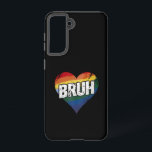 Coque Samsung Galaxy Bruh Mème Drôle Dire Bro Saluer Gay LGBT Pride<br><div class="desc">Bruh Mème Drôle Dire Bro Salutation Gay LGBT Pride Mois</div>