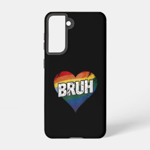 Coque Samsung Galaxy Bruh Mème Drôle Dire Bro Saluer Gay LGBT Pride