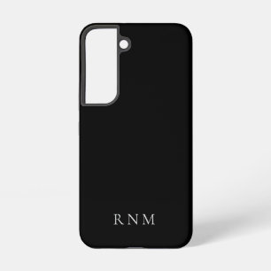 Coque Samsung Galaxy Budget noir le plus profond avec un nom ou un ense