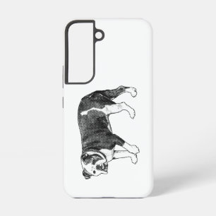 Coque Samsung Galaxy Bulldog robuste, Étui Samsung point Manga