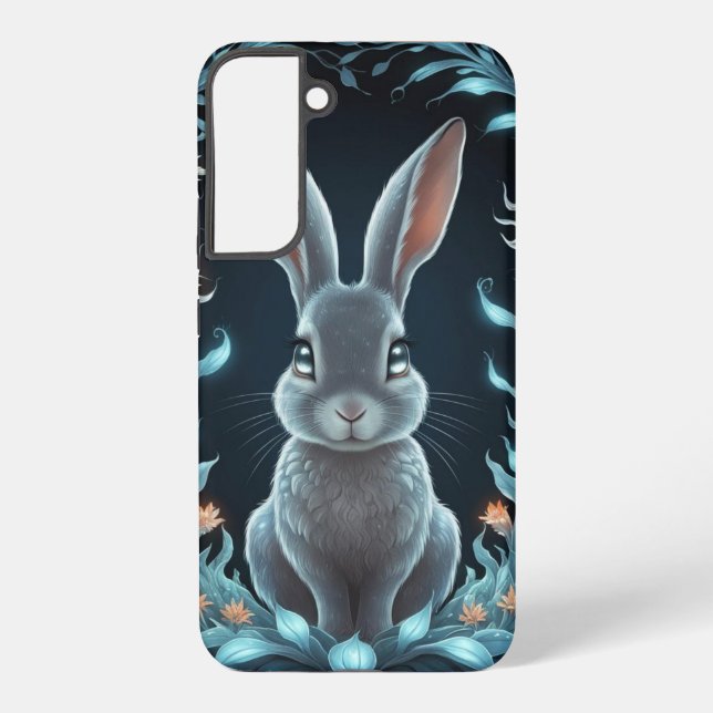 Coque Samsung Galaxy Bunny | Night | Lune | Coque de téléphone (Verso)