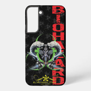 COQUE SAMSUNG GALAXY BW ! AVERTISSEMENT BIOHAZARD ! CRÂNE