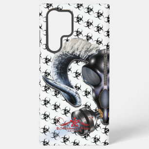 COQUE SAMSUNG GALAXY BW ! AVERTISSEMENT BIOHAZARD ! CRÂNE