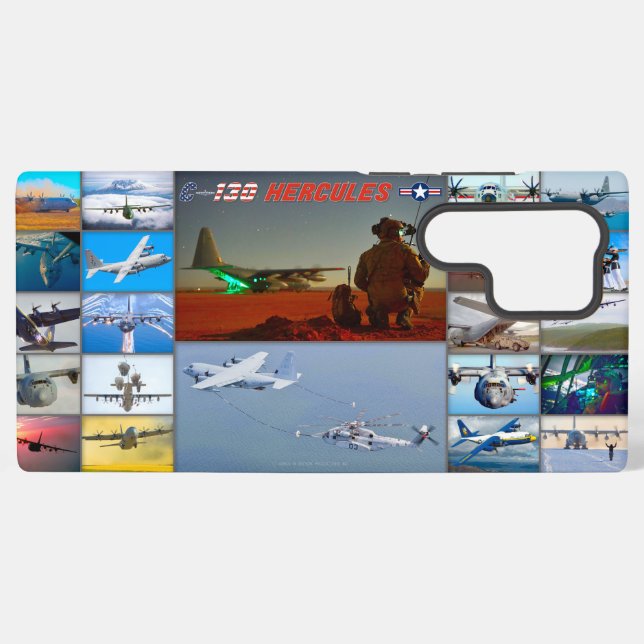 COQUE SAMSUNG GALAXY C-130 HERCULES (Verso Horizontal)