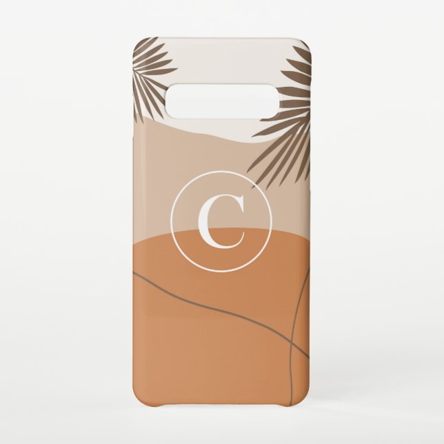 Coque Samsung Galaxy C - Lettre monographie initiale C Conception abstr (Dos)