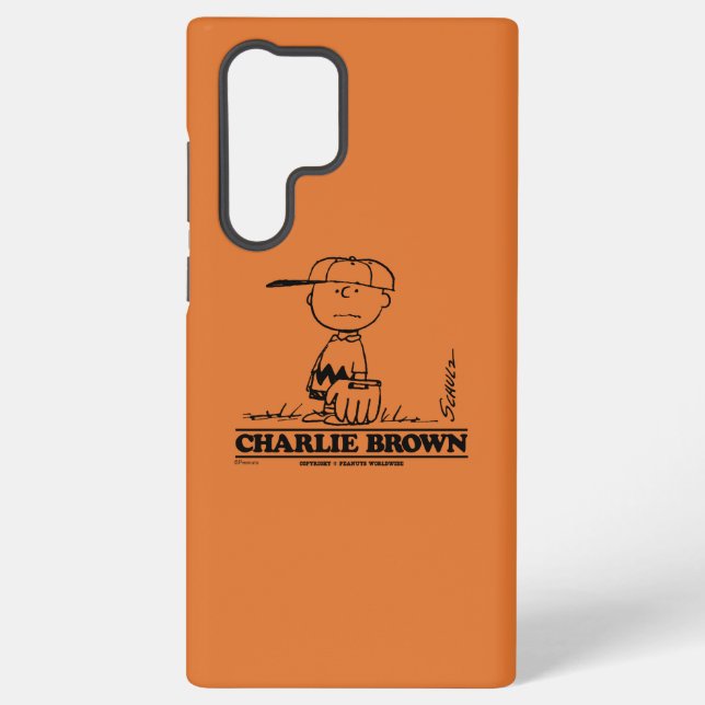 Coque Samsung Galaxy cacahuètes | Charlie Brown Jouer à la balle (Verso)