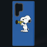 Coque Samsung Galaxy cacahuètes | Joueur de trompette Snoopy<br><div class="desc">Découvrez ce design amusant de cacahuètes avec Snoopy.</div>