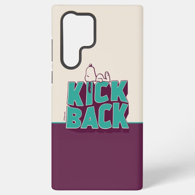 Coque Samsung Galaxy cacahuètes | Snoopy Kickback (Verso)