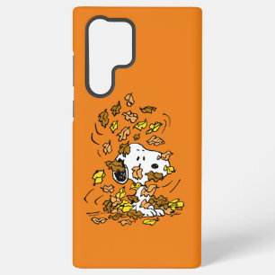 Coque Samsung Galaxy cacahuètes   Snoopy Pile de Feuilles