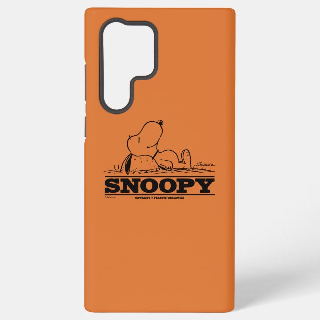 Coque Samsung Galaxy cacahuètes | Snoopy Reest Break (Verso)