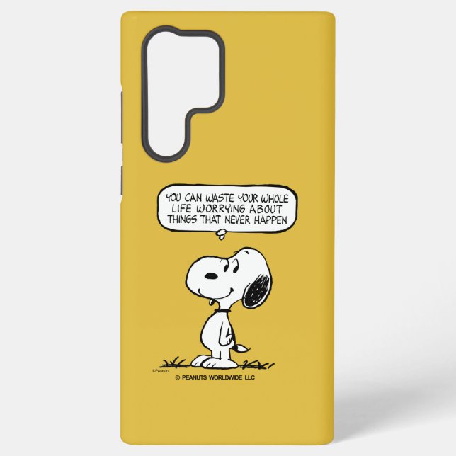 Coque Samsung Galaxy cacahuètes | Snoopy Vous ne pouvez pas regarder to (Verso)