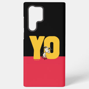 Coque Samsung Galaxy cacahuètes Snoopy YO Skateboard