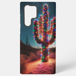 Coque Samsung Galaxy Cactus de désert de Noël du sud-ouest