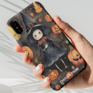 Coque Samsung Galaxy Cadeau téléphonique Halloween personnalisable, Sai