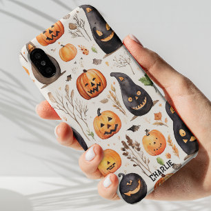 Coque Samsung Galaxy Cadeau téléphonique Halloween personnalisable, Sai