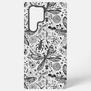 Coque Samsung Galaxy Cafards sur fond bleu foncé