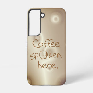 Coque Samsung Galaxy Café Parlé Ici