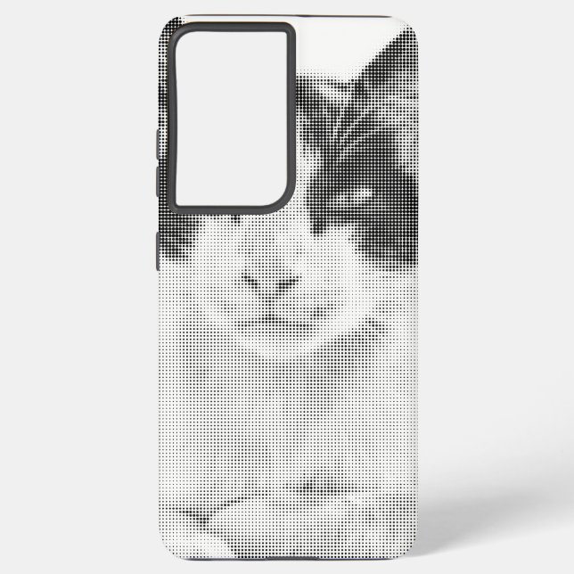 Coque Samsung Galaxy Calico Cat Retro Halftone (Verso)