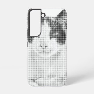 Coque Samsung Galaxy Calico Cat Retro Halftone