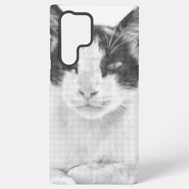 Coque Samsung Galaxy Calico Cat Retro Halftone (Verso)