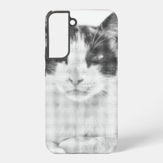 Coque Samsung Galaxy Calico Cat Retro Halftone