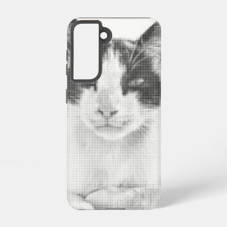 Coque Samsung Galaxy Calico Cat Retro Halftone