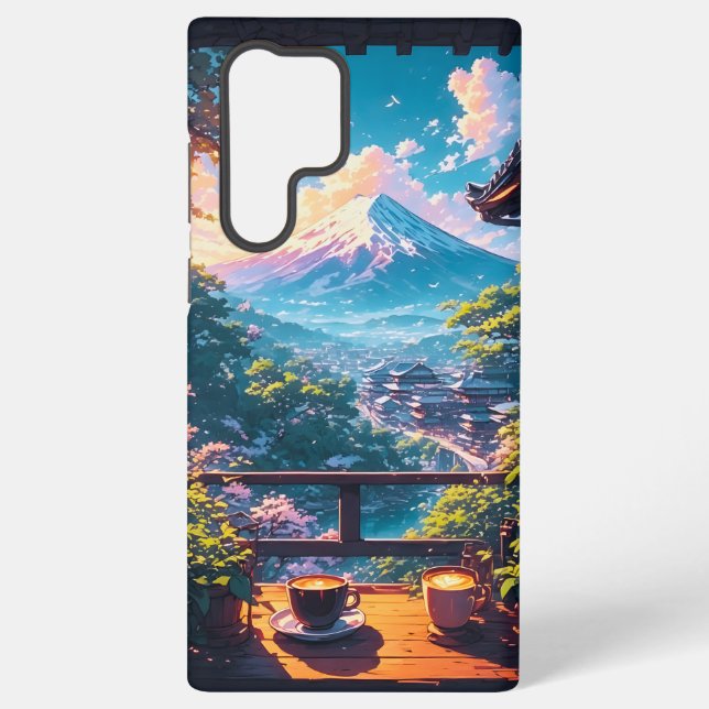 Coque Samsung Galaxy Calme matinal sur le Fuji (Verso)