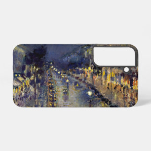 Coque Samsung Galaxy Camille Pissarro - Boulevard Montmartre en nuit