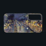 Coque Samsung Galaxy Camille Pissarro - Boulevard Montmartre la nuit<br><div class="desc">Le Boulevard Montmartre la nuit / Boulevard Montmartre,  Effet de nuit - Camille Pissarro en 1897</div>