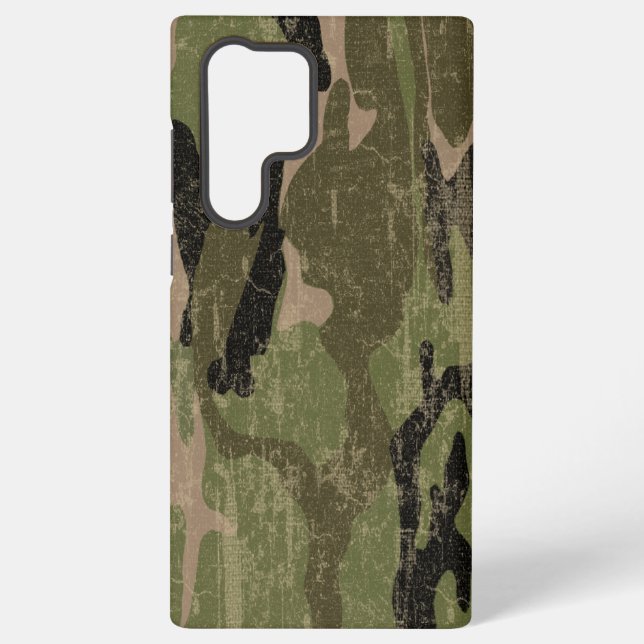 Coque Samsung Galaxy Camo Vert Défraîchi (Verso)
