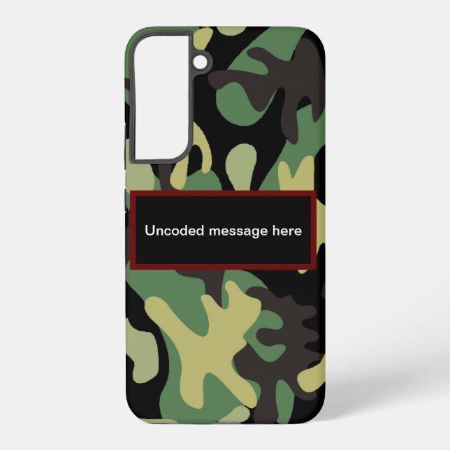 Coque Samsung Galaxy Camouflage (Verso)