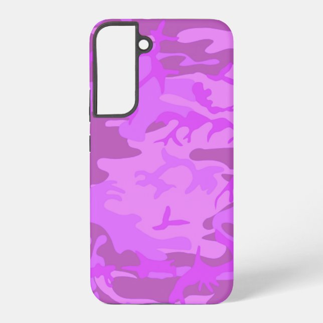 Coque Samsung Galaxy Camouflage violet clair (Verso)