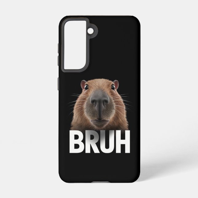 Coque Samsung Galaxy Capybara Drôle Bruh  (Verso)