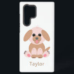 Coque Samsung Galaxy Caricature personnalisée sur le chien coquelicot P<br><div class="desc">Ce design amusant,  moderne,  tendance,  dessiné à la main dispose de mignons,  adorables,  charmant chien chiot dans les couleurs pastel avec Nom personnalisé. Ce boîtier téléphonique peut être un excellent cadeau pour vos enfants ou ceux qui vous sont chers.</div>