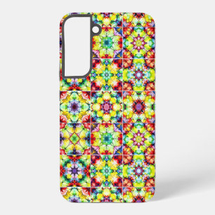 Coque Samsung Galaxy Carreaux Méditerranéens, Carreaux à Encre Alcooliq