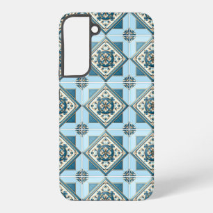 Coque Samsung Galaxy Carreaux Méditerranéens, Portugais, Azulejo, Majol