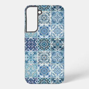Coque Samsung Galaxy Carreaux Méditerranéens, Portugais, Azulejo, Majol